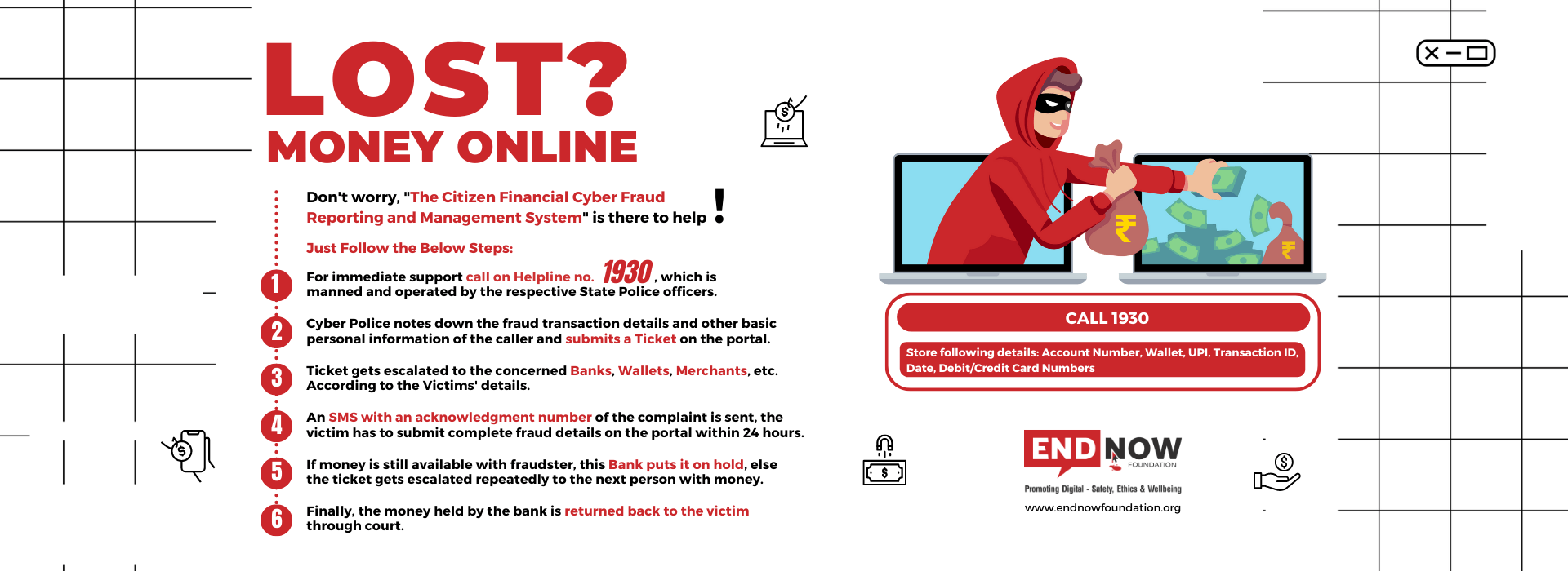 Lost Money Online Desktop